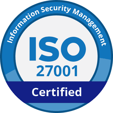 ISO 27001 certified