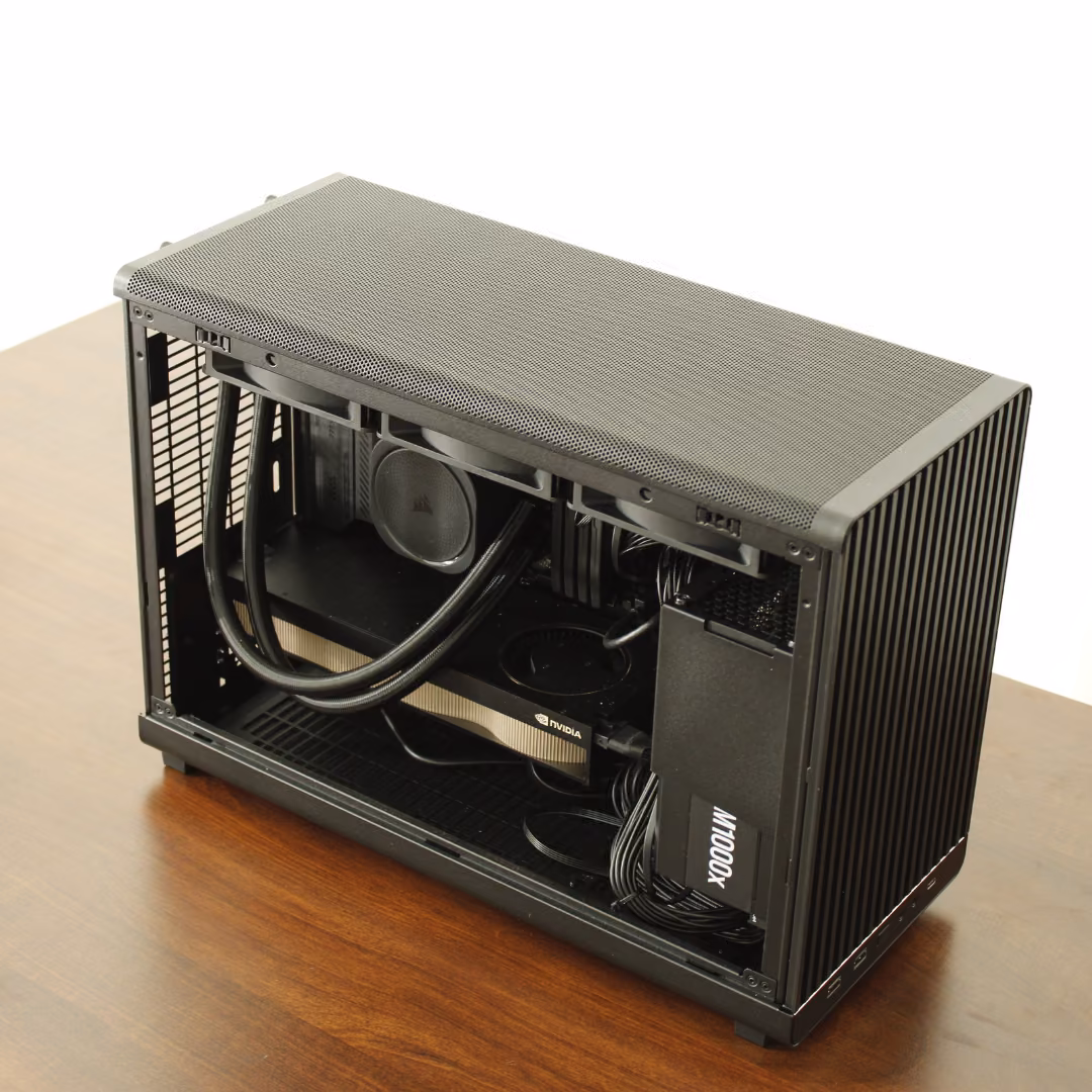 Locai One internals on a desk